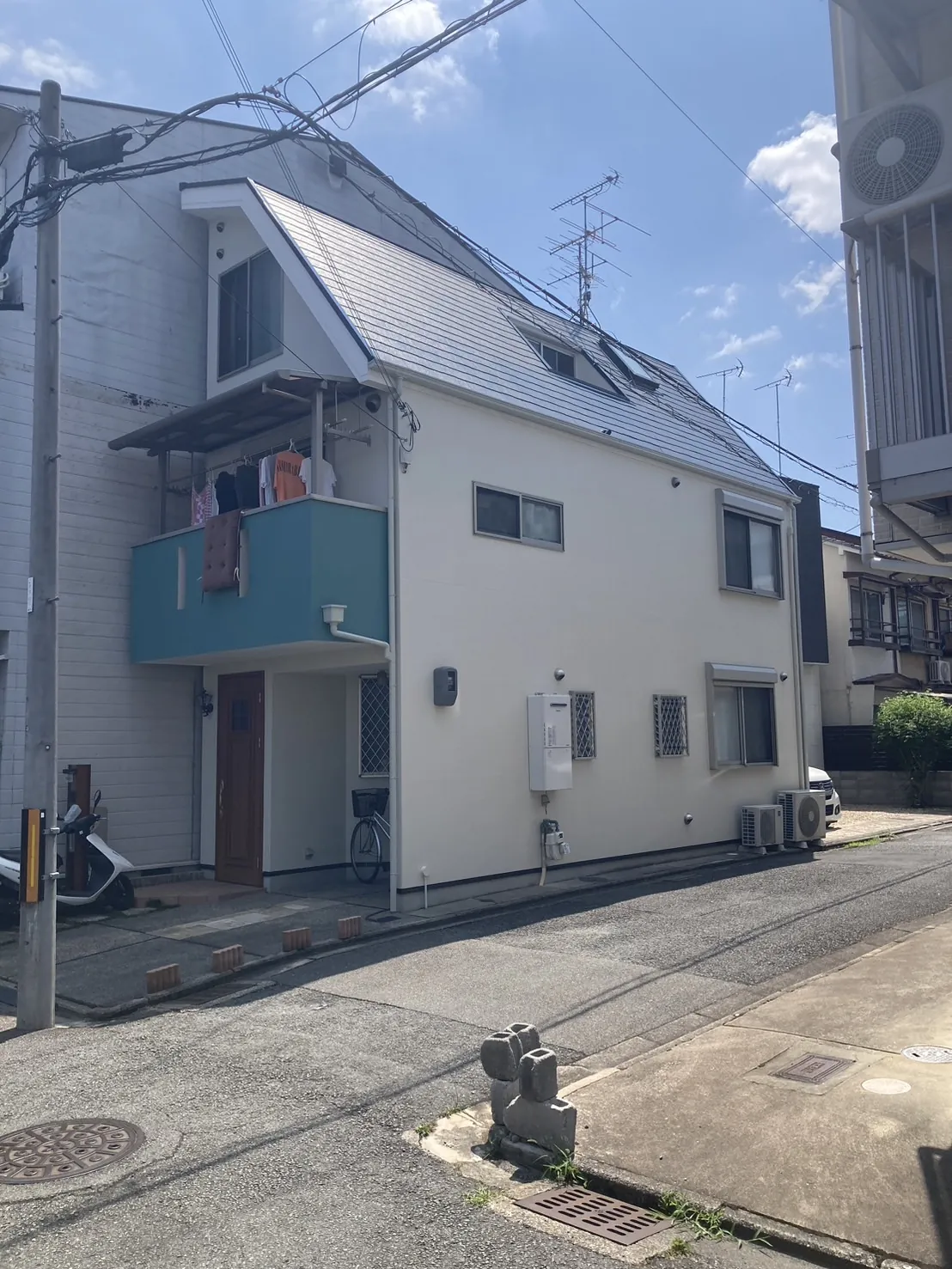 京都市右京区　I様邸｜京都市右京区の外壁塗装の施工事例｜施工写真3｜大阪市西区新町の創和