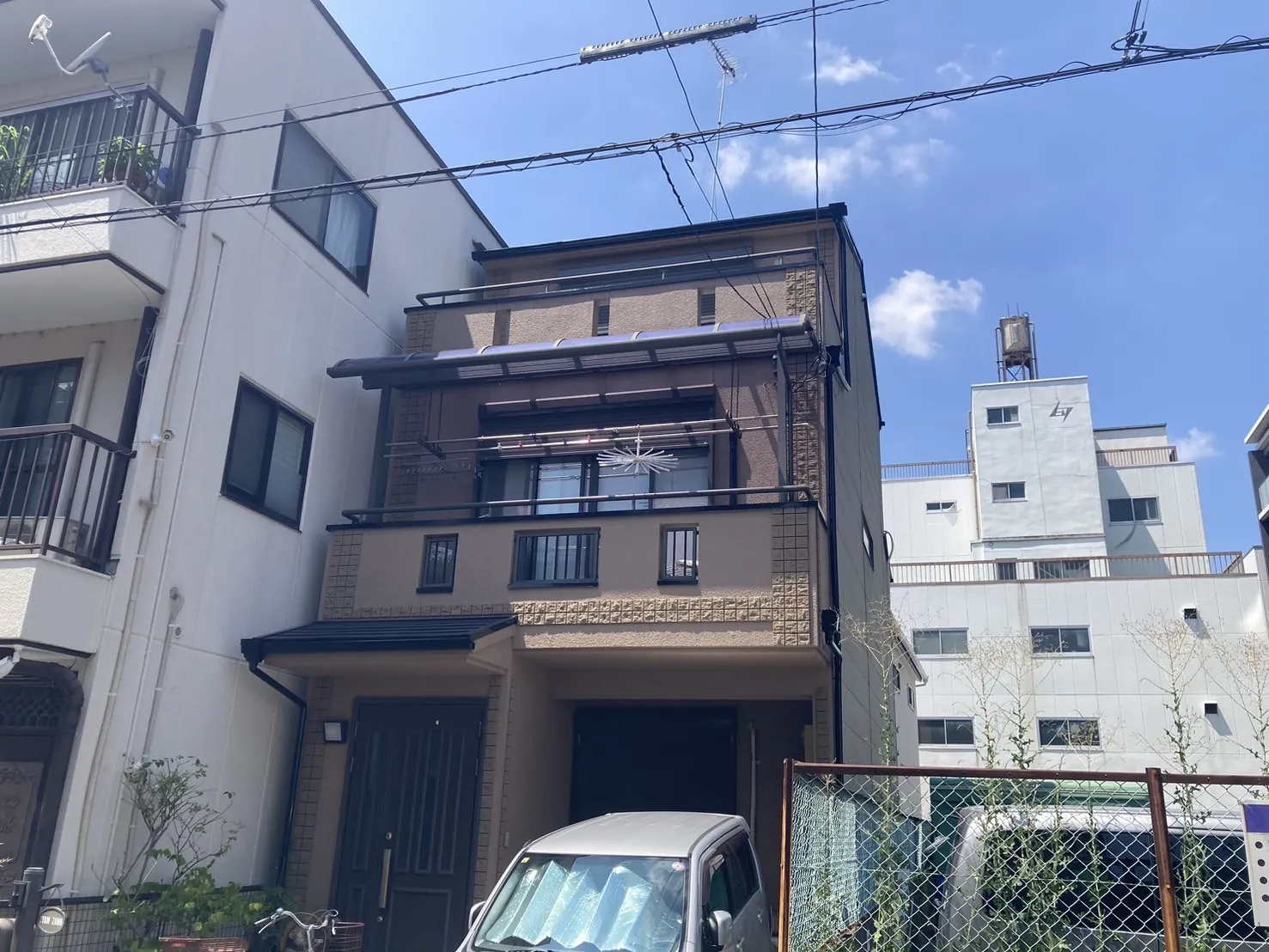 京都市右京区　Y様邸｜京都市右京区の外壁塗装の施工事例｜施工写真3｜大阪市西区新町の創和
