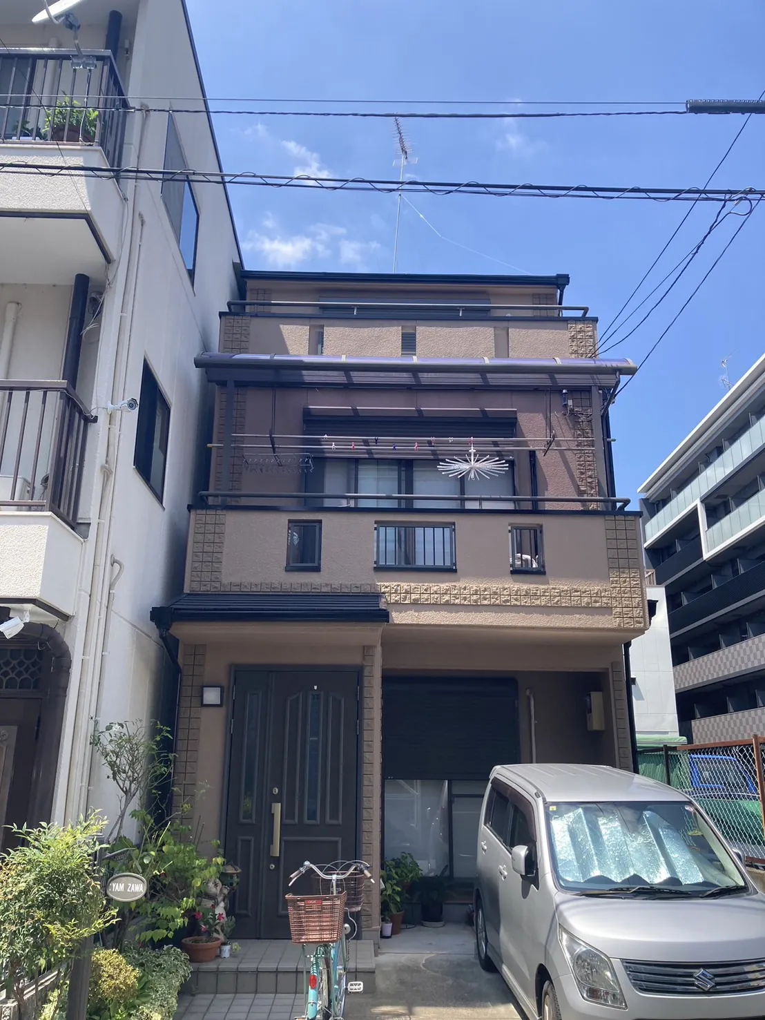京都市右京区 Y様邸|京都市右京区の外壁塗装の施工事例|大阪市西区新町の創和