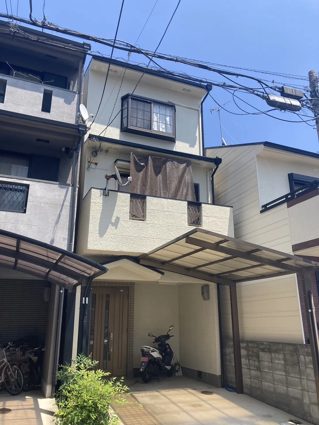 京都市中京区　I様邸｜京都市中京区の外壁塗装の施工事例｜施工写真3｜大阪市西区新町の創和
